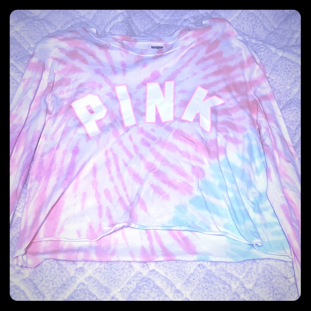 Cropped Tie Dye Victoria’s Secret PINK